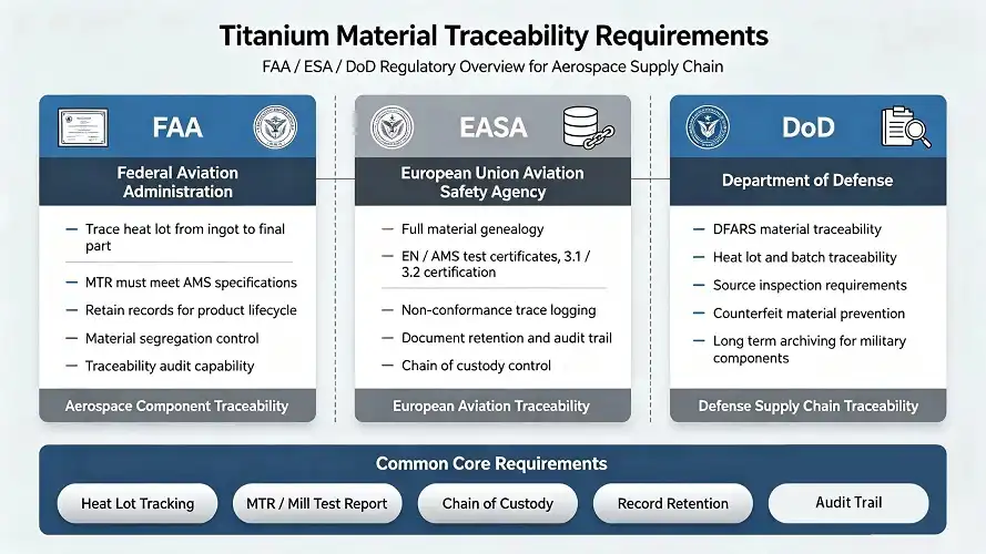Titanium material traceability under FAA EASA DoD Titanium material traceability under FAA EASA DoD