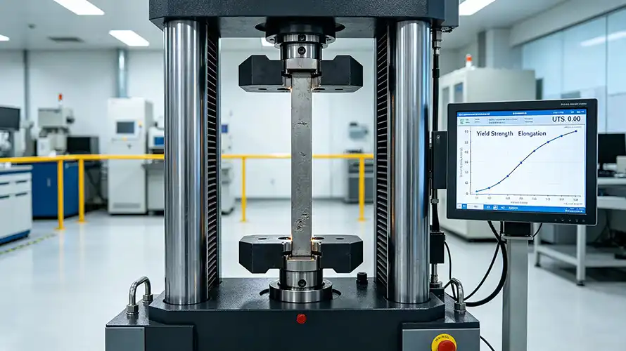 Titanium Tensile Strength Test
