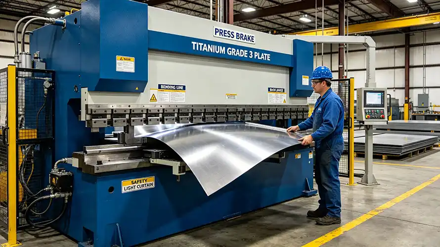 Titanium Sheet Cold Bending Process Titanium Sheet Cold Bending Process