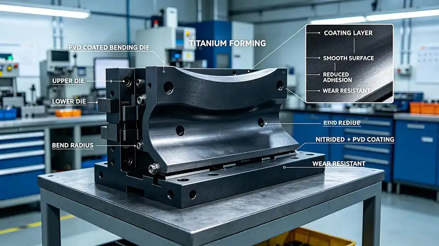 PVD Coated Titanium Forming Die