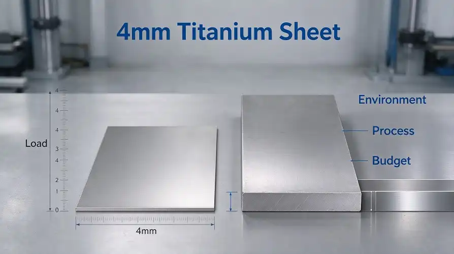 4mm titanium sheet and stainless steel sheet side-by-side physical comparison, flat laid plate cross-section 4mm titanium sheet and stainless steel sheet side-by-side physical comparison, flat laid plate cross-section