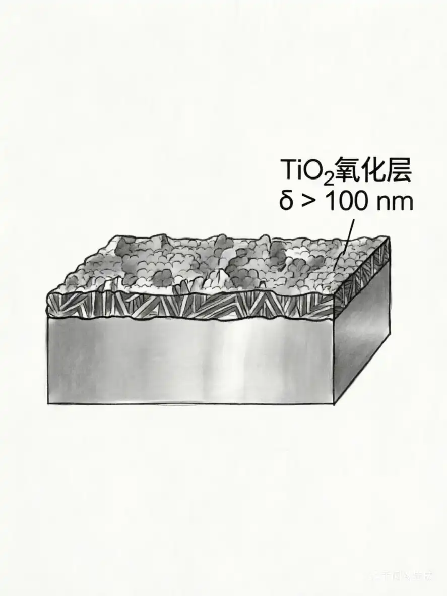 titanium oxide layer biocompatibility diagram