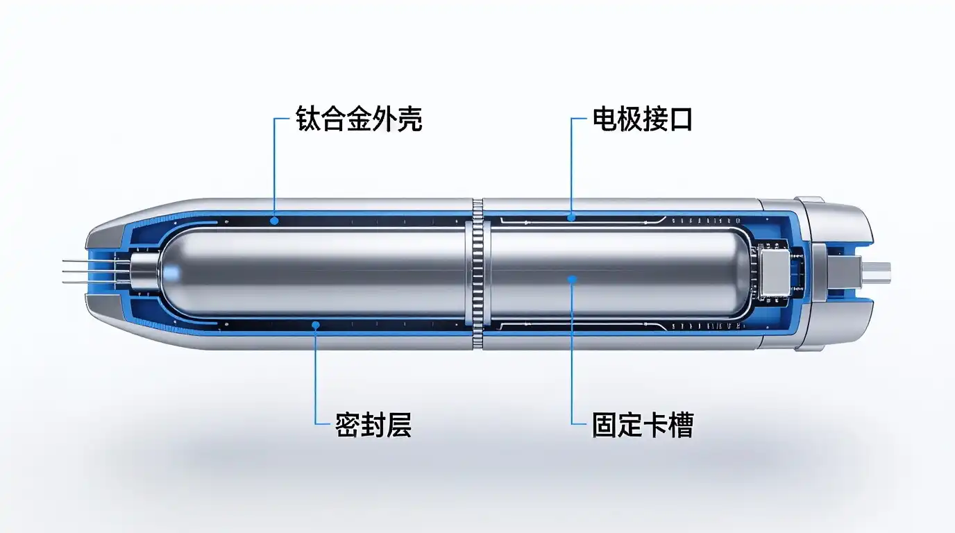 Pacemaker titanium housing