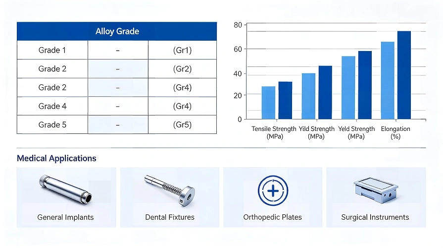 Titanium grade classification
