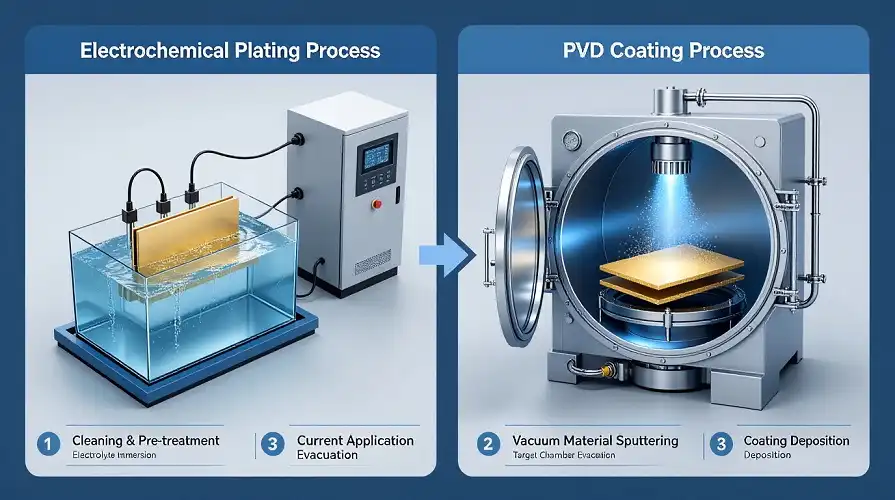 Gold Plating Coating Process Gold Plating Coating Process