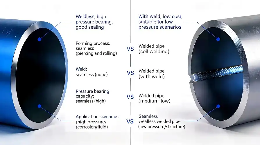 Seamless vs Welded Seamless vs Welded