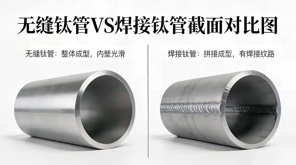 Cross-section Comparison: Seamless vs Welded Titanium Tubes