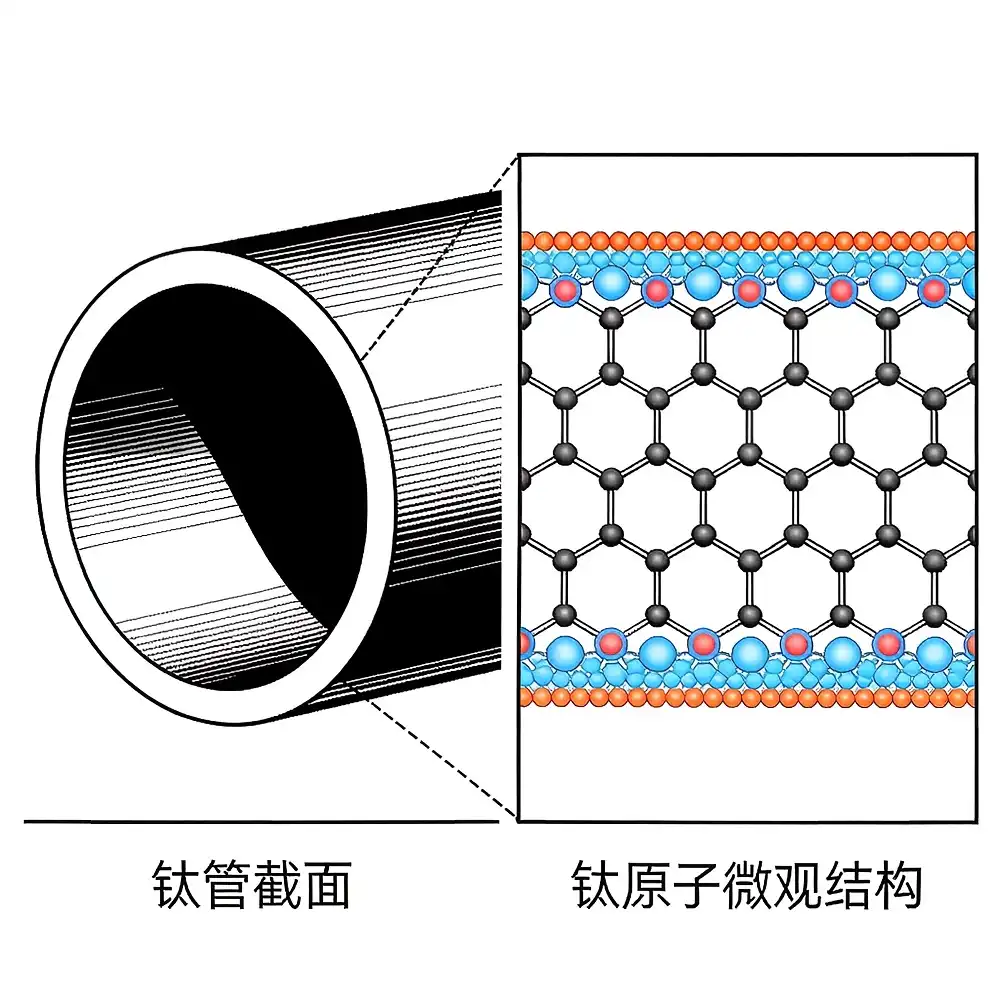  Titanium Tube Cross-section & Microstructure