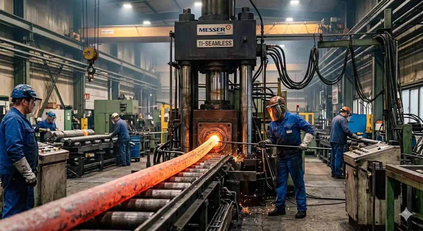  Seamless Titanium Tube Production Flow