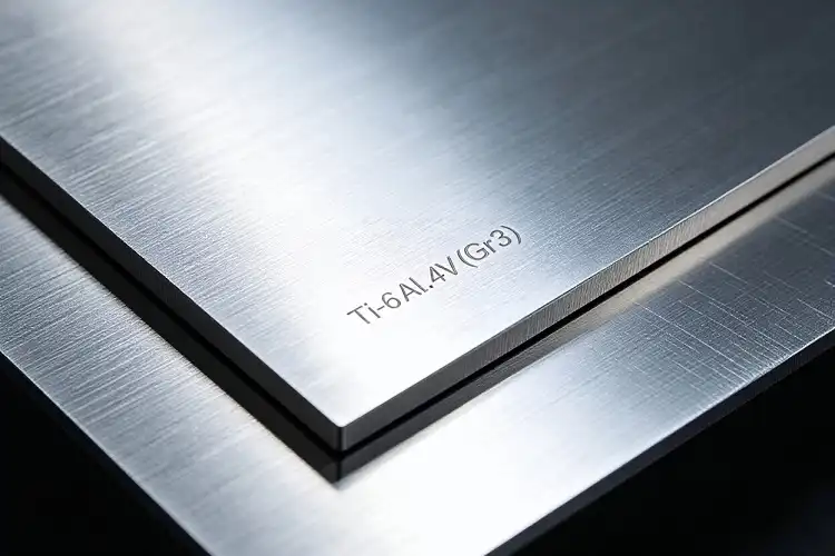 Ti-6Al-4V Titanium Plate Close-up Ti-6Al-4V Titanium Plate Close-up