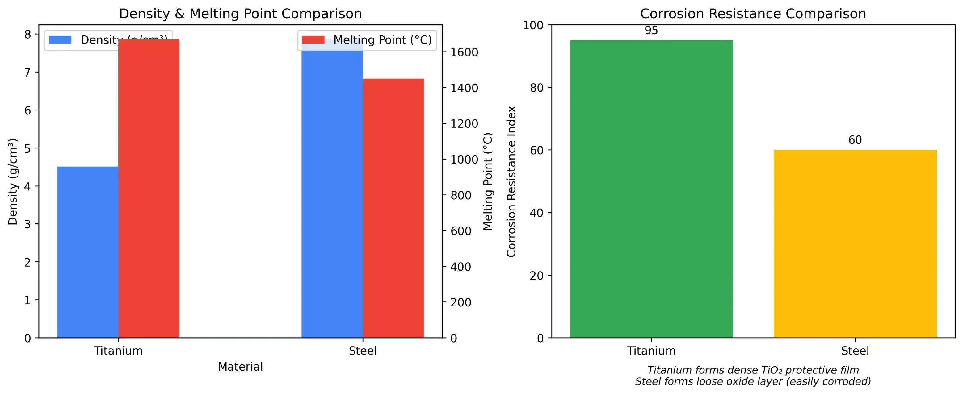 Titanium Performance Parameter Comparison Chart Titanium Performance Parameter Comparison Chart