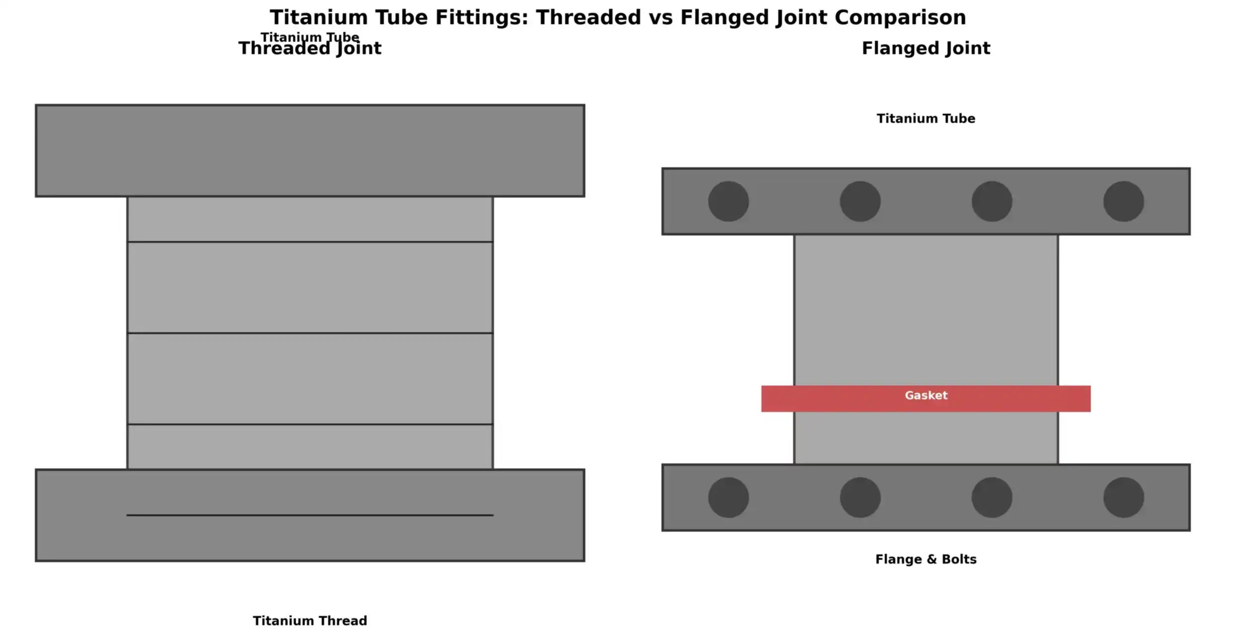 Titanium Tube Joint Structure Comparison Titanium Tube Joint Structure Comparison