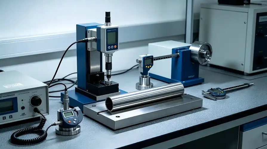 Titanium Tube Dimensional Accuracy Testing