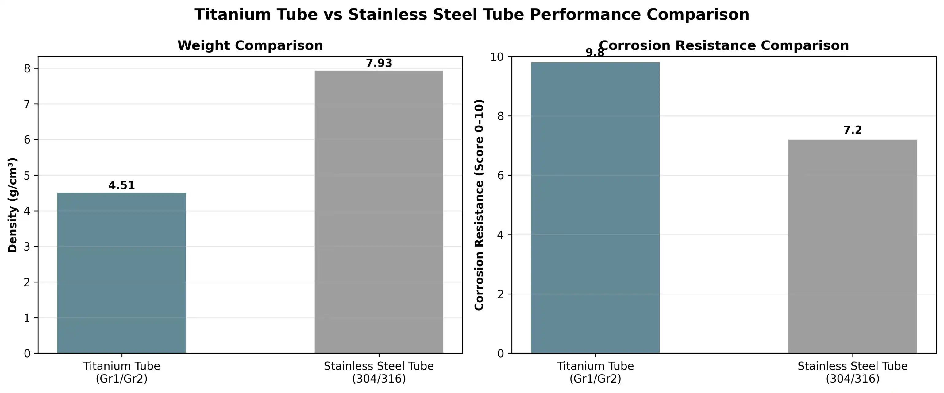 Titanium vs Stainless Steel Performance Comparison Titanium vs Stainless Steel Performance Comparison