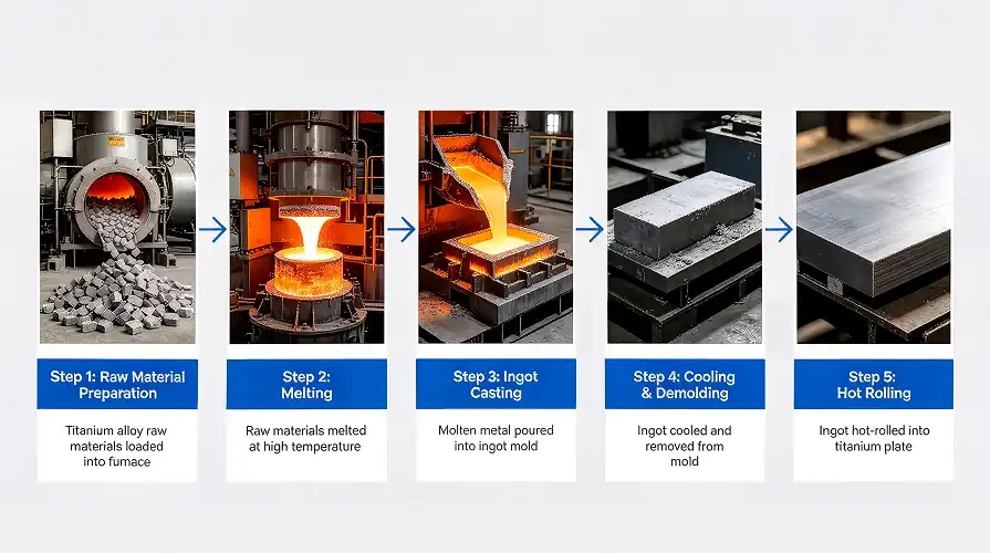 Titanium Hot Rolling Process