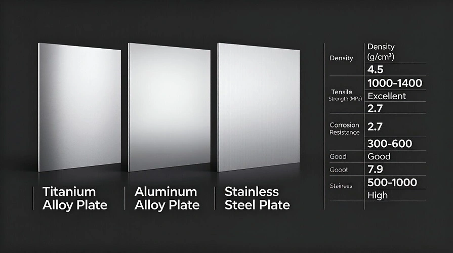 Titanium vs Aluminum & Stainless Steel