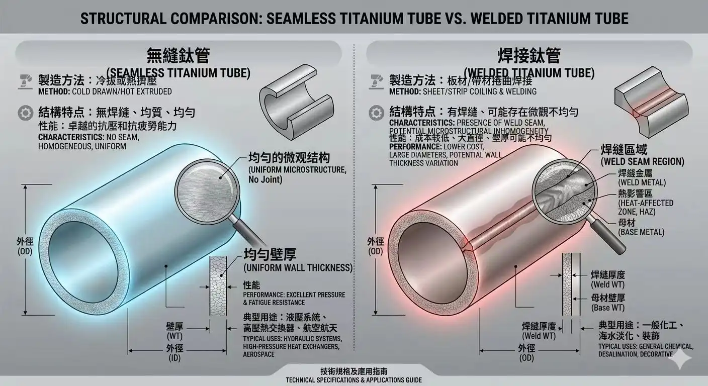 Seamless vs Welded Tube Structure Comparison Seamless vs Welded Tube Structure Comparison