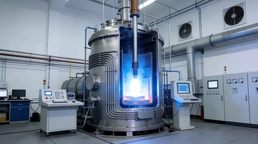 VAR Melting Site for Titanium Ingots VAR Melting Site for Titanium Ingots