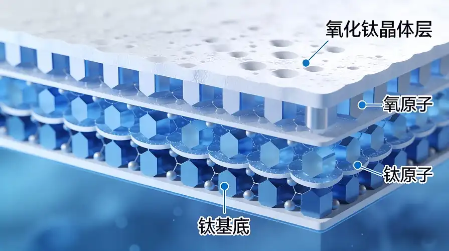 TiO₂ Protective Film Microstructure TiO₂ Protective Film Microstructure