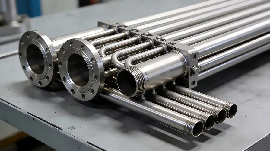 Titanium Components for Heat Exchanger