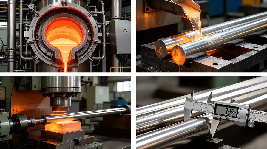 Medical Titanium Rod Forging Production Process