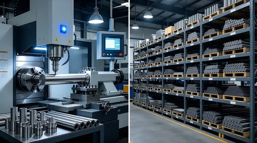 Titanium Rod OEM CNC Machining & Inventory