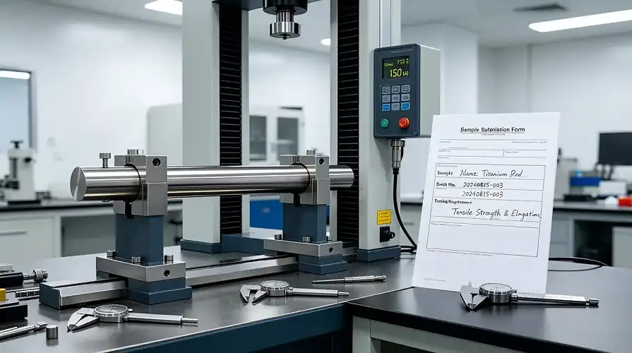Titanium Rod Third-party Testing Titanium Rod Third-party Testing