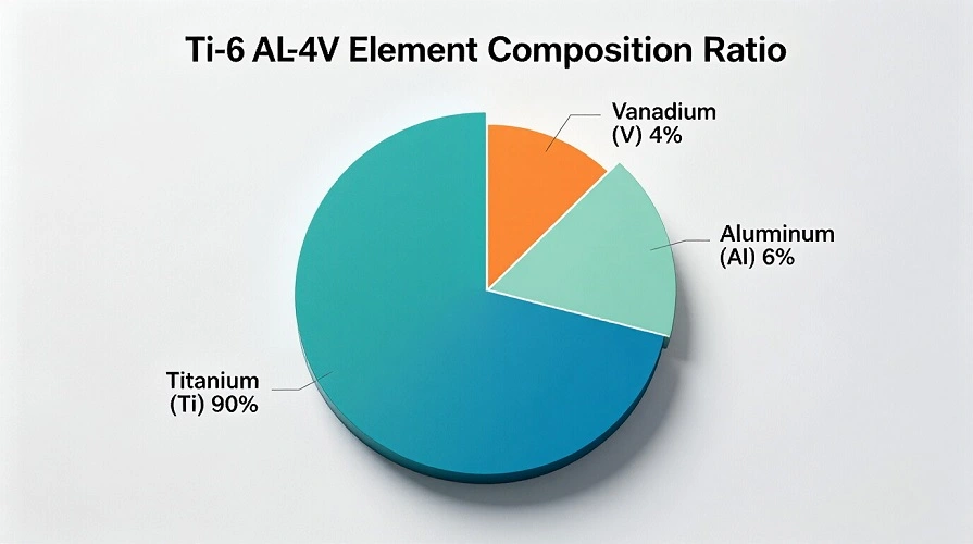 Ti-6Al-4V element proportion chart Ti-6Al-4V element proportion chart
