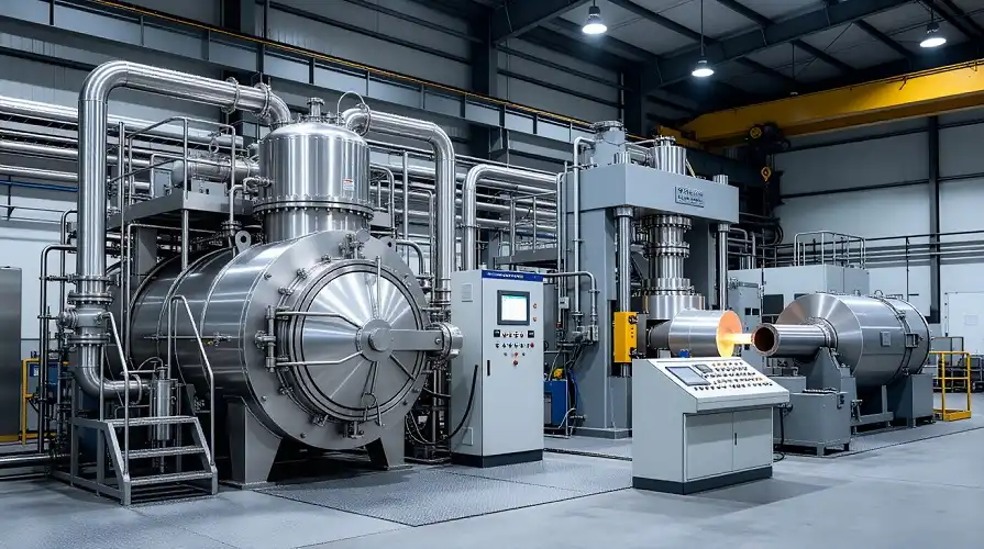  Titanium vacuum melting forging equipment
