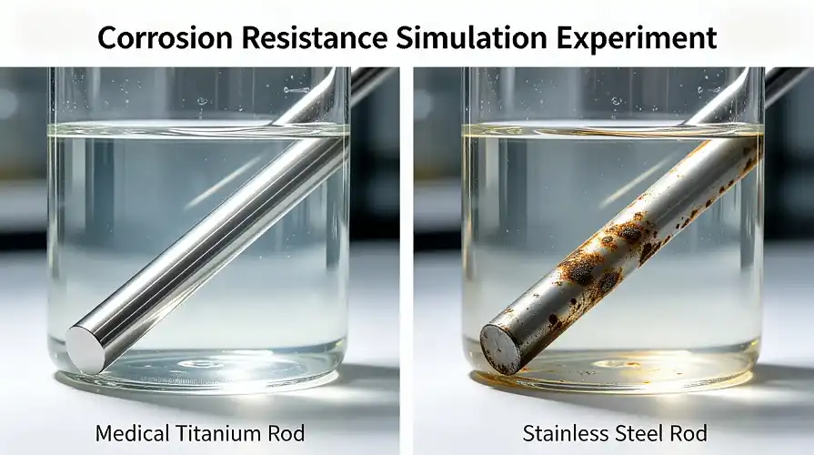 Titanium corrosion resistance test scene Titanium corrosion resistance test scene
