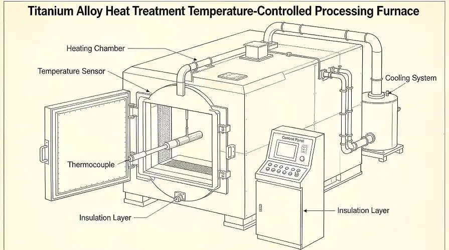 Titanium alloy heat treatment furnace Titanium alloy heat treatment furnace