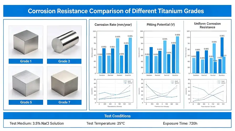Corrosion resistance test of titanium material Corrosion resistance test of titanium material