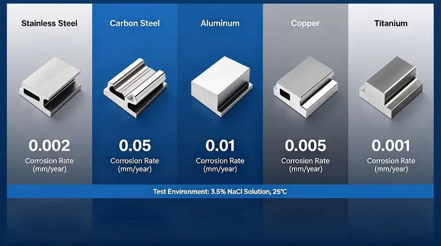 Corrosion resistance comparison chart of various metals Corrosion resistance comparison chart of various metals