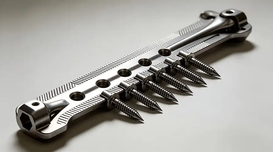 Medical grade titanium implant raw material