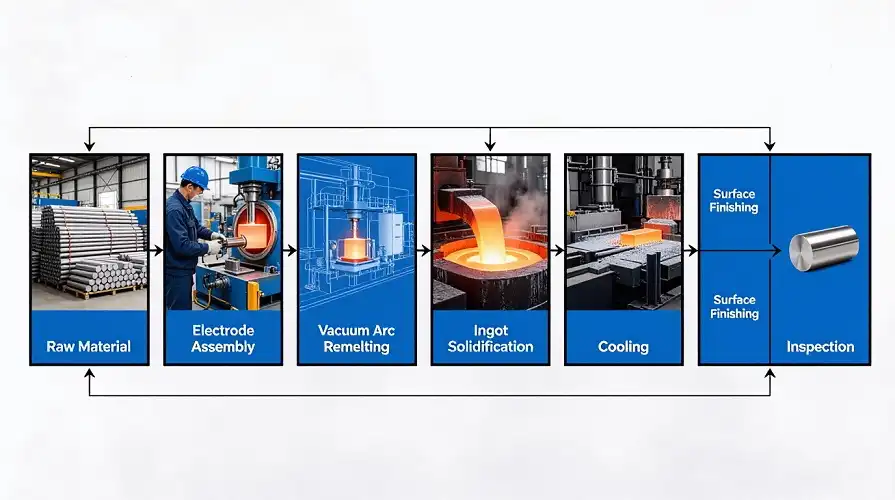 Vacuum Arc Remelting Process Diagram Vacuum Arc Remelting Process Diagram