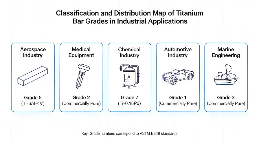 Titanium Grade Industry Application Distribution Diagram