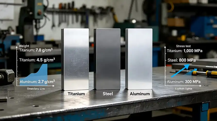 Titanium Grade Performance Comparison Chart