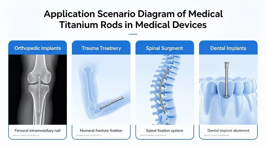 Medical titanium bar application scene Medical titanium bar application scene