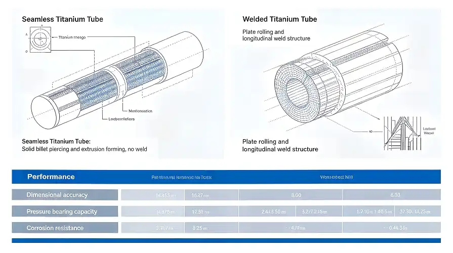 Seamless vs Welded Titanium Pipe Comparison