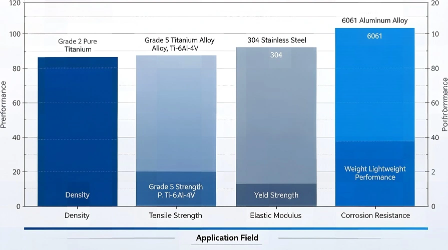 Metal Material Performance Comparison Chart