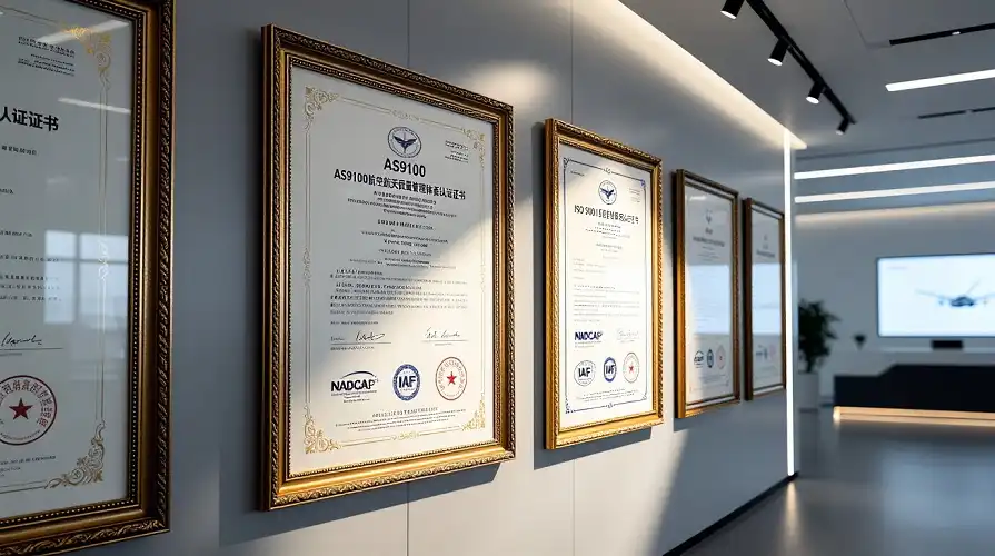 Aerospace industry qualification certificates