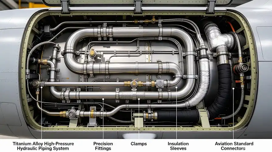 Aerospace pipeline assembly drawing Aerospace pipeline assembly drawing
