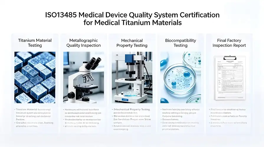 Medical Titanium Certification & Inspection Report Medical Titanium Certification & Inspection Report
