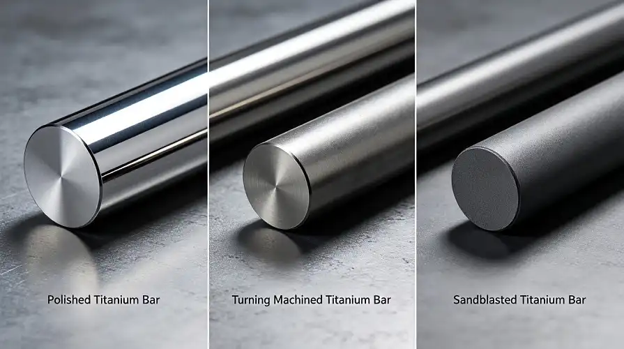 Titanium Bar Surface Treatment Comparison