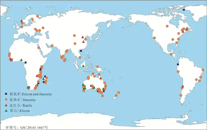 Global Titanium Production Regional Map Global Titanium Production Regional Map