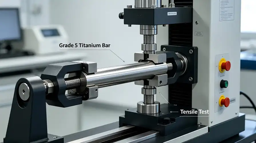 Grade 5 Titanium Bar Tensile Test