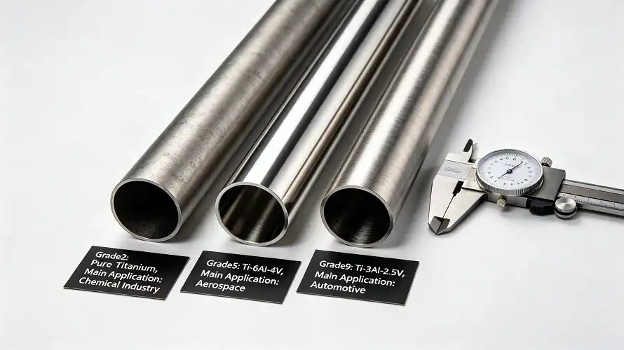 Titanium alloy tube comparison Titanium alloy tube comparison