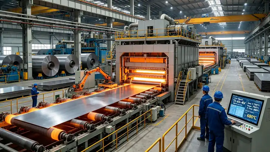 Titanium Plate Continuous Annealing Line Titanium Plate Continuous Annealing Line