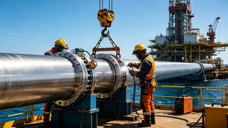 Offshore Drilling Titanium Piping Assembly