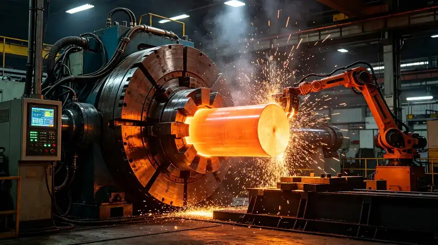 Titanium rotary forging production line Titanium rotary forging production line